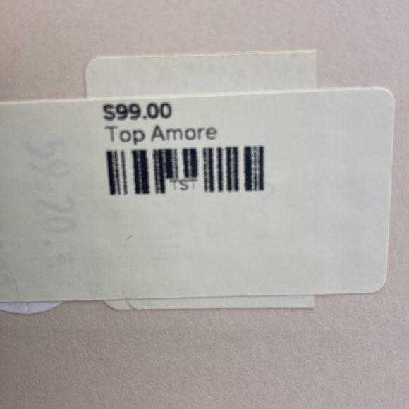 Isadora Paris Seafoam Green Sheer Top Amore Elegant Flowy Event Small Whimsical - Picture 5 of 7